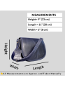  Women's Saddle Crossbody Handbag Genuine Leather Evening Shoulder Sling Bag